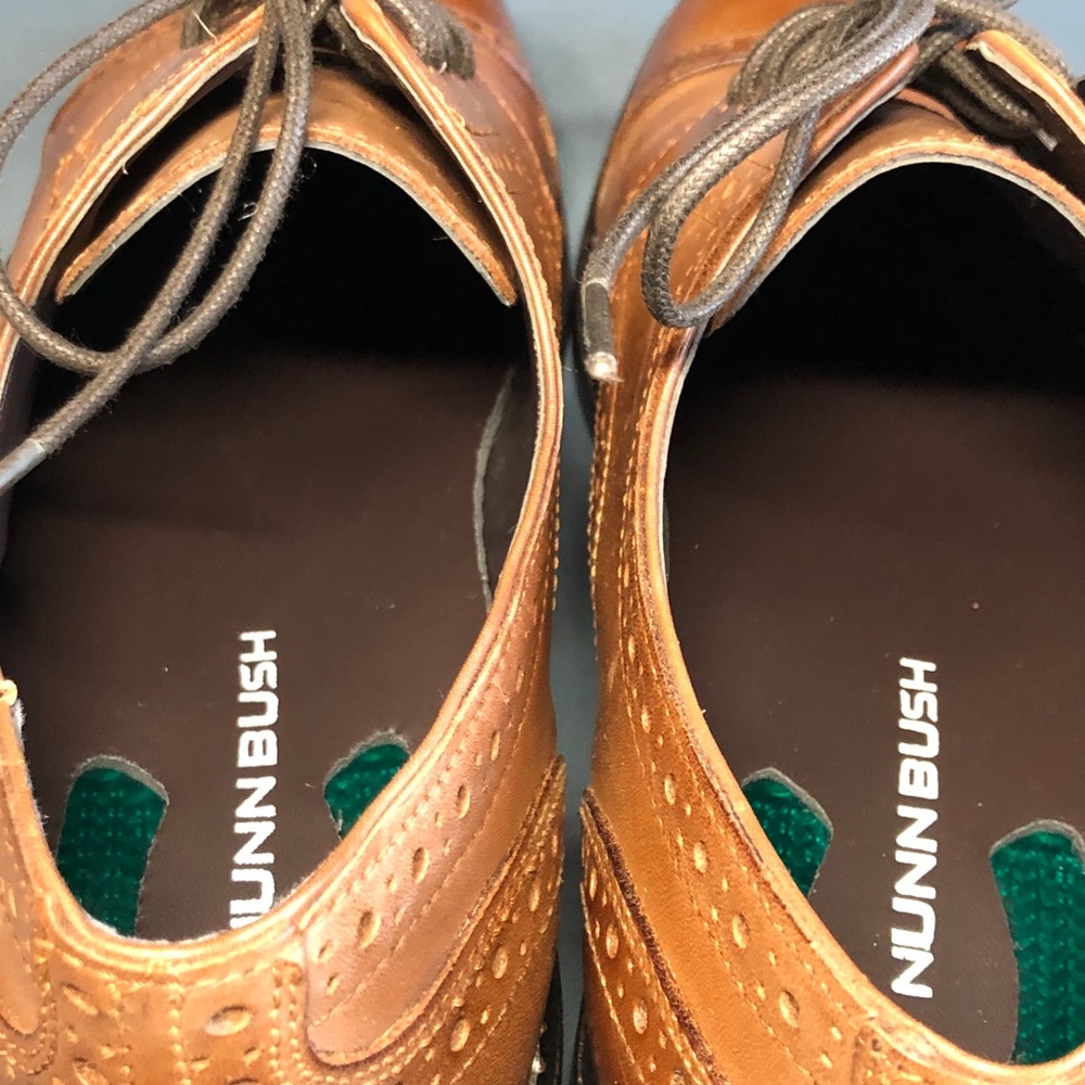 Nunn Bush Men's Shoes Cap Toe Oxford Comfort Gel - Picture 7 of 16